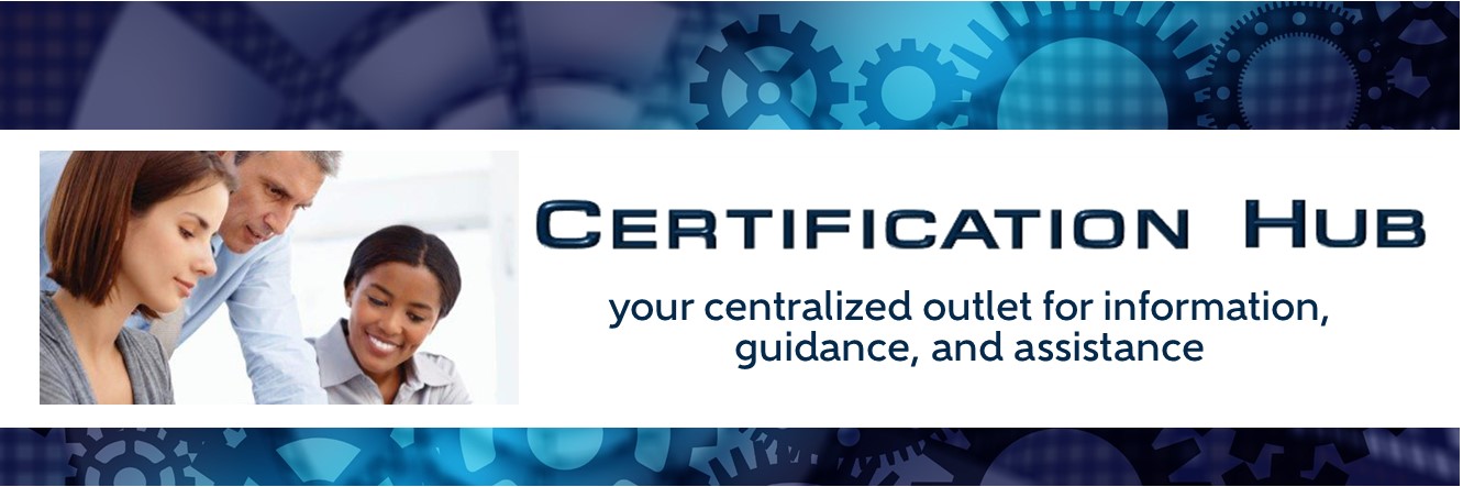 Certification Hub Website Header